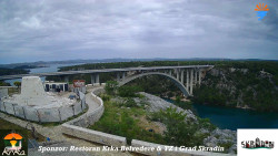Skradin, řeka Krka, most A1