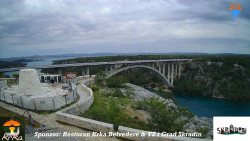 Skradin, řeka Krka, most A1