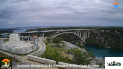 Skradin, řeka Krka, most A1