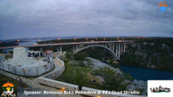 Skradin, řeka Krka, most A1
