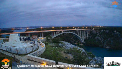 Skradin, řeka Krka, most A1