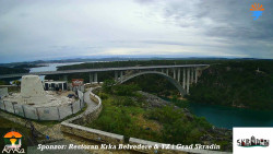 Skradin, řeka Krka, most A1