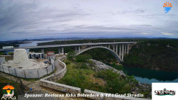 Skradin, řeka Krka, most A1
