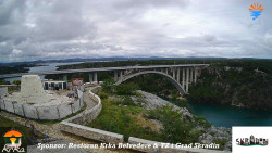 Skradin, řeka Krka, most A1