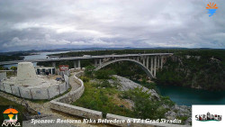 Skradin, řeka Krka, most A1