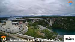 Skradin, řeka Krka, most A1