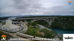 Skradin, řeka Krka, most A1