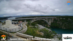 Skradin, řeka Krka, most A1