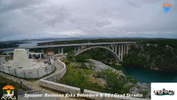 Skradin, řeka Krka, most A1