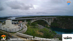 Skradin, řeka Krka, most A1