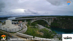 Skradin, řeka Krka, most A1