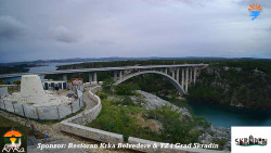 Skradin, řeka Krka, most A1