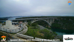 Skradin, řeka Krka, most A1