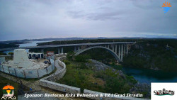 Skradin, řeka Krka, most A1