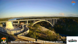 Skradin, řeka Krka, most A1
