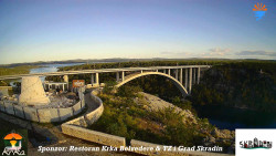 Skradin, řeka Krka, most A1