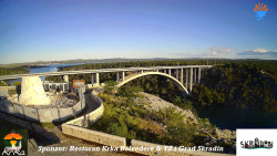 Skradin, řeka Krka, most A1