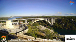 Skradin, řeka Krka, most A1