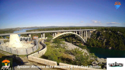 Skradin, řeka Krka, most A1