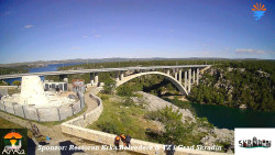 Skradin, řeka Krka, most A1