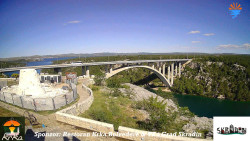 Skradin, řeka Krka, most A1