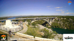 Skradin, řeka Krka, most A1