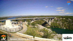 Skradin, řeka Krka, most A1