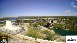 Skradin, řeka Krka, most A1