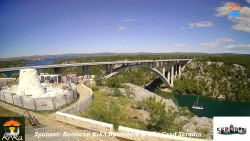 Skradin, řeka Krka, most A1