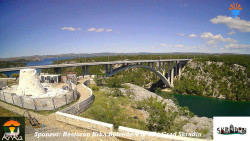 Skradin, řeka Krka, most A1