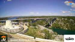 Skradin, řeka Krka, most A1