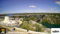 Skradin, řeka Krka, most A1