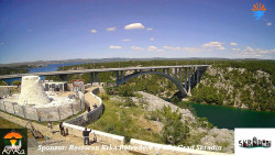 Skradin, řeka Krka, most A1