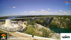 Skradin, řeka Krka, most A1