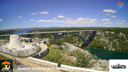 Skradin, řeka Krka, most A1