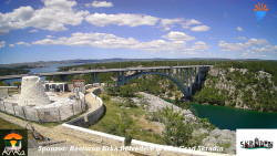 Skradin, řeka Krka, most A1