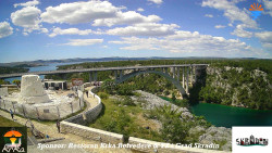 Skradin, řeka Krka, most A1
