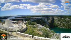 Skradin, řeka Krka, most A1