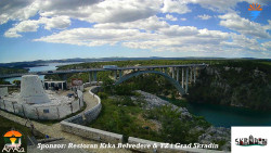 Skradin, řeka Krka, most A1
