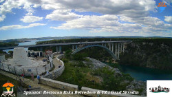 Skradin, řeka Krka, most A1