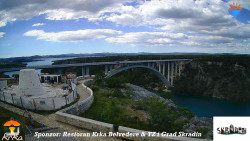 Skradin, řeka Krka, most A1