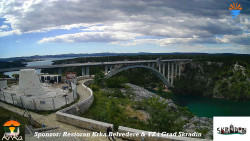 Skradin, řeka Krka, most A1