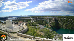 Skradin, řeka Krka, most A1