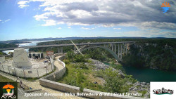 Skradin, řeka Krka, most A1