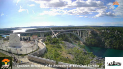 Skradin, řeka Krka, most A1