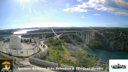 Skradin, řeka Krka, most A1