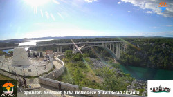 Skradin, řeka Krka, most A1