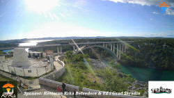 Skradin, řeka Krka, most A1