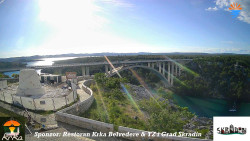 Skradin, řeka Krka, most A1