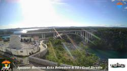 Skradin, řeka Krka, most A1